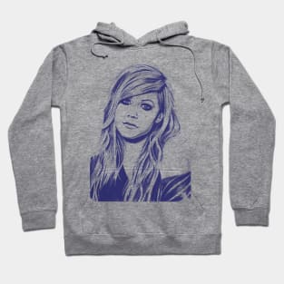 Avril Lavigne Blue Style vintage Hoodie